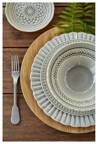 Sivá kameninová miska Costa Nova Cristal, ⌀ 18 cm