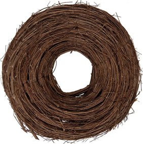 Prírodný hnedý prútený brestový veniec Elm S - Ø 30*10 cm