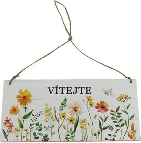 Dekoračná ceduľka Vitajte D7699