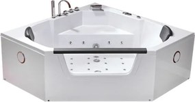 BPS-koupelny Hydromasážna vaňa HYD-VE643 155x155 bez ohrevu vody