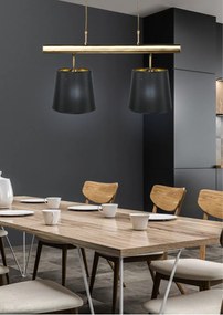 CLX Moderné závesné osvetlenie nad jedálenský stôl RUVO DI PUGLIA, 2xE27, 60W, patina