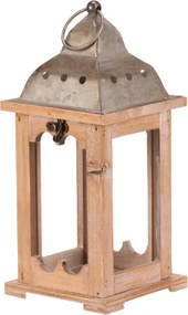 Lampáš drevený hnedý DA217
