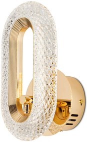 Moosee Jewel nástenná lampa 1x7 W zlatá MSE010100319