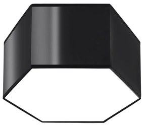 Sollux Sollux SL.1061 - Stropné svietidlo SUNDE 2xE27/60W/230V 15,5 cm čierna SLX0854