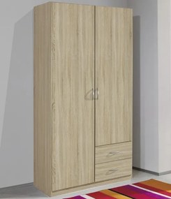 Šatníková skriňa Case, 91 cm, dub sonoma