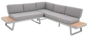 Doppler EXPERT PLUS AVERSA TEAK - 7-dielna hliníková jedálenská súprava