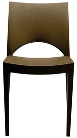 Stima Plastová stolička PARIS Vyberte odtieň ->: Moka - hnedá