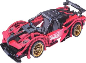 Stavebnica auta SUPERCAR No.J2013 červená - 482 dielikov