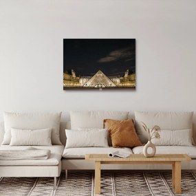 Obraz - Louvre v noci (70x50 cm)