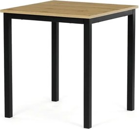 Jedálenský stôl Autronic 70x70 cm Hnedá Melamín GDT-201 OAK