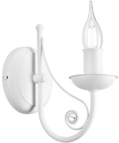 Lamkur Nástenná lampa DONATO 1xE14/40W/230V biela LA51468