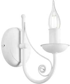 Lamkur Nástenná lampa DONATO 1xE14/40W/230V biela LA51468