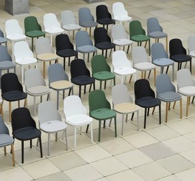 Stolička Allez Chair – čierna/dub