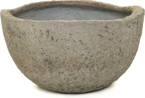 Dizajnový kvetináč CIMENTO, vláknocement, priemer 46 cm, sivá