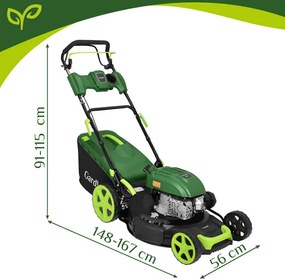 Benzínová kosačka s pohonom GARDLOV DriveXPro 196 cm³ - záber 51 cm, kôš 60 l