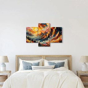 Obraz - Hory zalité slnkom (90x60 cm)