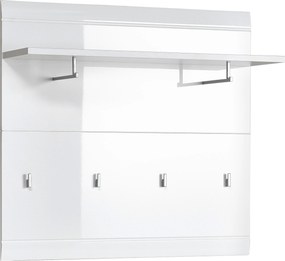 XXXLutz VEŠIAKOVÝ PANEL, biela, 95,9/90/30 cm Xora - Vešiakové steny - 001258009705