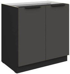 Kuchynská skrinka Aria-Gr/Bl Anti Fingerprint 80d 2f Bb