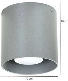 Stropné svietidlo Ring, 1x kovové tienidlo (výber z 3 farieb)