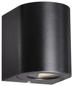 CANTO 2 |  dizajnová vonkajšia nástenná lampa IP44 Farba: Čierna