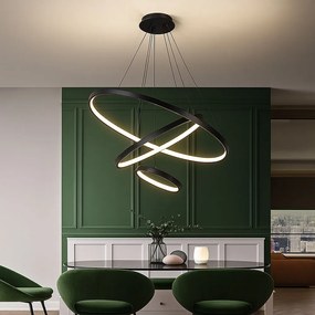 Toolight Toolight, LED stropné osvetlenie 61cm, 80W, 3000K, LHJ013-CP3, čierna, OSW-60007