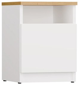Nočný stolík Galax 30 cm dub artisan/biely