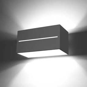 Nástenné svietidlo LOBO 2xG9/40W/230V šedá