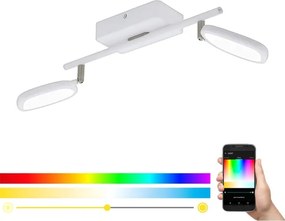 Eglo 97692 - LED RGB Bodové svietidlo PALOMBARE-C 2xLED/5W/230V