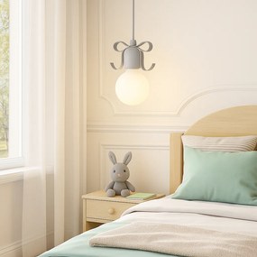 Toolight Narni, závesné stropné svietidlo 1xE27 APP188-1CP, šedá, OSW-00265