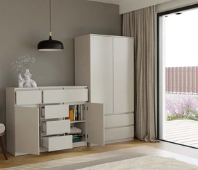Komoda MALWA 2D6S 120 cm kašmírová
