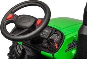 LEAN CARS Nabíjací traktor HC-306 Green 24V