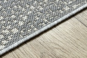 Koberec FLAT SISAL 48832637 Kruhy, bodky sivo /  krémový