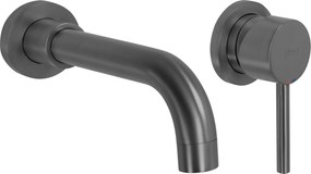 Rea Lungo Long, podomietková umývadlová batéria + BOX, grafitová matná, REA-B6390