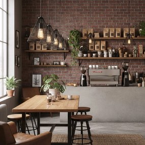 Toolight - Stropné svietidlo čierny diamant 1xE27 LH2065, čierna, OSW-00465