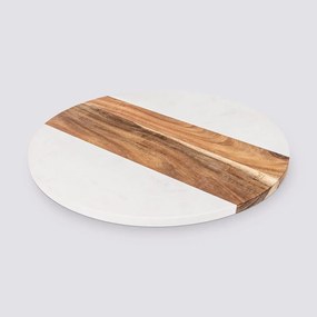 Mramorový otočný servírovací podnos Marie, (fi) 35 cm