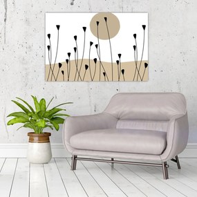 Obraz - Grafická lúka N⁰2 (90x60 cm)