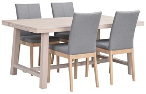 Matne lakovaný dubový jedálenský stôl Rowico Brooklyn, 170 x 95 cm