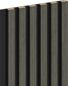 Mexen Lam-B, akustické stenové lamely 275 × 30 cm, HDF doska 4 mm, technická dyha, dub ónyxový, S100-275307-3015-010