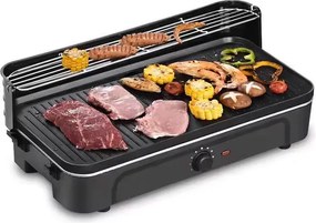 Elektrický gril 3 v 1, stojaci, stolový, grilovacia doska, odkvapkávač, termostat, MultiGarden