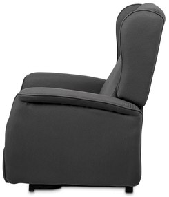 BONTEC Polohovacie kreslo, elektrické káblové ovládanie, šedá, látka, TV-1192 GREY2 Farba: Béžová