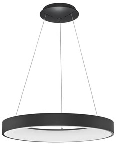 LED luster Rando Thin 60 4000K čierne
