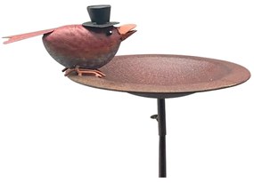 Zapichovacie napájadlo pre vtáky Keira, 114x30 cm, kov, medená