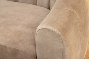 Pohovka BABYLON 200 cm velvet béžová