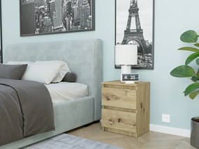 Štýlový nočný stolík 40 x 30 cm - R2 biela