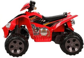 LEAN CARS Štvorkolka na batérie Big Wheels Red