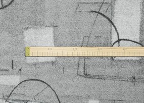 Koberce Breno Metrážny koberec LIBRA 90, šíře role 500 cm, sivá
