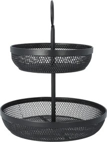 Košík GRIDIO dvojposchodový, okrúhly 814452