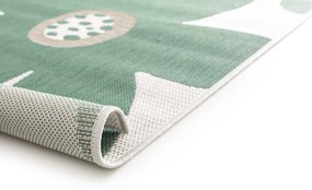 Balta, Kusový koberec Palma Natural 16823-460 - na von aj na doma, 80x150, zelená, chodba / predsieň