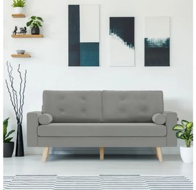 Svetlo sivá 3-miestna pohovka MANDI