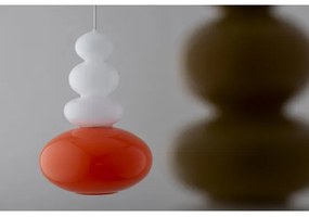 Argon 8822 - Luster na lanku DIEGO 1xGU10/5W/230V biela/oranžová